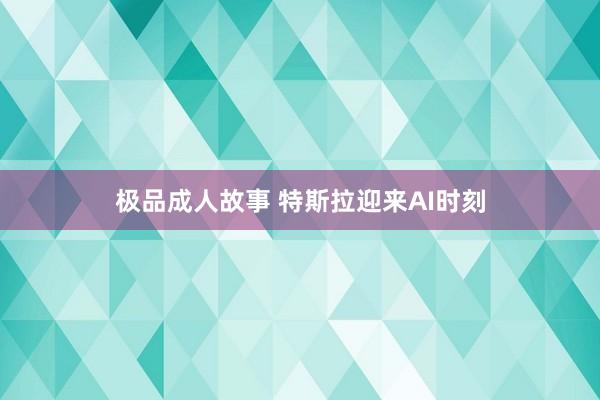 极品成人故事 特斯拉迎来AI时刻