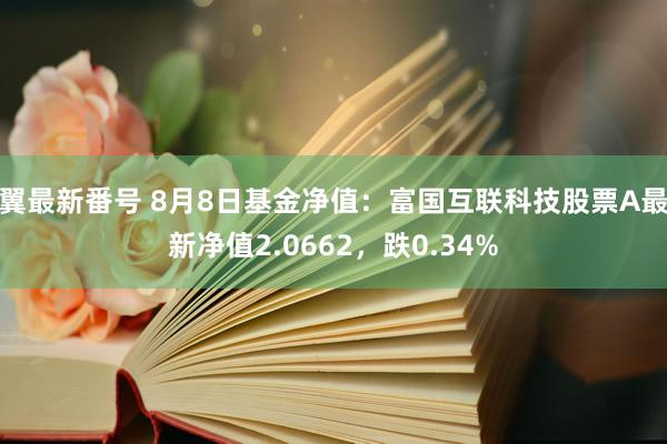 翼最新番号 8月8日基金净值：富国互联科技股票A最新净值2.0662，跌0.34%