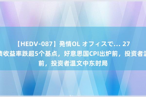 【HEDV-087】発情OL オフィスで… 27 短端好意思债收益率跌超5个基点，好意思国CPI出炉前，投资者温文中东时局