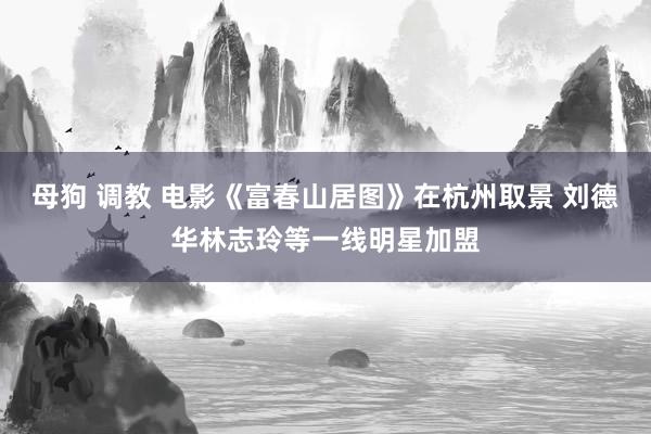 母狗 调教 电影《富春山居图》在杭州取景 刘德华林志玲等一线明星加盟